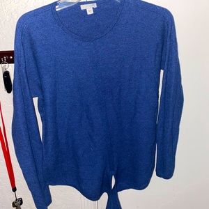 J. Jill Pullover Front Tie Sweater